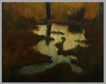 #58: Morning Reflections (Oil on Canvas on Panel)